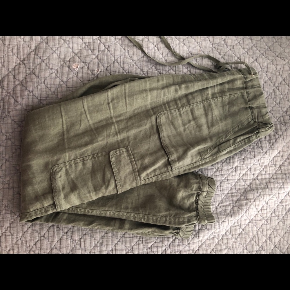 Linen joggers